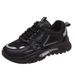 Women's Sneakers 2026 New Spring Casual Thin Breathable Mesh Black Foreign Trade Lightweight Dad Shoes_vogvips.com
