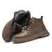 European Warm Series New Large Size Fleece-Lined Martin For Men High-Top Leather British Style Casual Warm Workwear Motorcycle Boots_vogvips.com