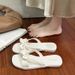 Women's Bow Knot Flat Slippers Summer Versatile Non-Slip Soft Soled Beach Sandals Outdoor Fashion Footwear_vogvips.com