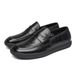 2024 Bauhinia Pattern Top Layer Cowhide New Fashion Casual Versatile Leather Business Formal Slip-On Men's Shoes_vogvips.com