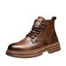 European Warm Series 2026 New High-top Martin Boots Trendy Versatile Casual Street Style Outdoor Sports Work Shoes Men Slip-on_vogvips.com