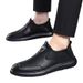 New 2024 Spring Business Leather Soft Sole Breathable Casual Trendy PU Men's Shoes_vogvips.com
