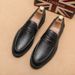 Summer Hair British Casual Men's Business One Foot Leather Men's Breathable Youth Lefu Formal Wedding Shoes_vogvips.com