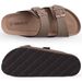 Comwarm Men's Cork Footbed Arch Support Summer Outdoor Sandals With Adjustable Buckle Leisure Men Leather Slides_vogvips.com