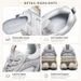 Baasploa Couple Walking Sneakers For Men Women Chunky Dad Shoes Comfort Leather Trainers Cushioned Casual Fashion_vogvips.com