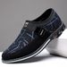 Men's New Fashionable Casual Leather Shoes With Color Blocking And Trendy Foot Covers, Plus Size Men's Shoes_vogvips.com