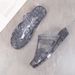 New Roman-style Fashion Sandals For Women, Summer Outdoor Wear, Crystal Closed-toe Jelly Wedges, Versatile Dual-use,_vogvips.com