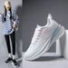 New Breathable Flying Woven Sports For And Women Running Thick Soled Casual Shoes Men F8828_vogvips.com