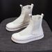 Clearance 2025 New Breathable Martin Versatile High-top Mesh Genuine Leather Short Boots Flat Sandals_vogvips.com