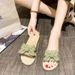Women's Summer Autumn Fashion Slippers With Bow, 2021 New Model, Popular Korean Version, Trendy And Non-slip_vogvips.com