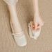 Round Head Pearl Mary Jane Shoes Women's Soft-soled Small Fragrant Evening Breeze Gentle Soft Leather Shallow Mouth Single Shoes_vogvips.com