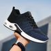 Men’s Shoes cushion sports shoes flying woven color matching running shoes men's shoes large size shoes_vogvips.com