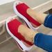 Summer Women's Wide Width Wedge Sandals - Adjustable Strap Platform Shoes With Open Toe, Comfortable Casual Beach Sandals_vogvips.com
