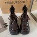 Black Thick-soled Slimming Sweet And Cool Martin 2023 New Versatile Chunky Heel Short Boots For Petite Women, Popular_vogvips.com