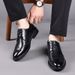 Genuine High-End Autumn Men's Business Formal Suit Leather British Style Wedding Brogue Shoes_vogvips.com