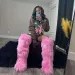 Y2K Furry Fox Long Warm Shoes 2024 Women Winter Thigh Fluffy LadiesGirls New Designer Plush Knee High Fur Boots_vogvips.com