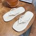 Herringbone Slippers For Women, Summer Internet Celebrity Instagram, Fashionable And Anti Slip Flat Bottomed Home,_vogvips.com