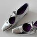 Sheepskin Version Square Toe Heightened Silver Mary Jane Shoes For Women Rhinestone Flower One Strap Shallow Mouth Shoes_vogvips.com
