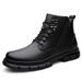 European Warm Series Men's Martin New Autumn Winter British Style High-top Motorcycle Work Boots Versatile Cowhide_vogvips.com