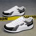 Euro Step Slip-On Spring Sports Running Lightweight White Thick-Soled Casual Agan Men's Shoes_vogvips.com
