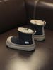 Children's Snow Waterproof Boy's Ankle Boot 2024 New Arrival Girls' Boots Thickened Heattech Cotton Winter Shoes Tide_vogvips.com