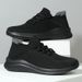 Spring Autumn New Casual Couple Large Korean Edition Flying Weave Lightweight Sports For Men And Women Running Shoes_vogvips.com