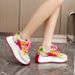 BN016 1 Women's 2024 Autumn Height Enhancing Casual Breathable Thick Soled Color Matching All Match Sneakers Candy Color Trendy Brand_vogvips.com