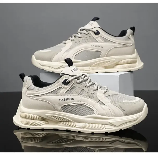 2025 Popular Lightweight, Non-slip And Wear-resistant Mesh Breathable Men's Shoes Sports Shoes Casual Running Shoes_vogvips.com
