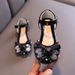 Girls' Single Shoes Spring And Summer New Casual Color Diamond Bowknot Small And Medium Children's Dance Shoes Performance Shoe_vogvips.com