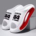 Slippers For Men In Summer, Thick Bottom With Letters, Feeling Of Stepping On Poop, Outdoor Beach Sandals, Bag_vogvips.com