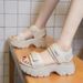 Wedge Heel Sandals Women's High Heel Versatile Muffin Sports Thick Sole Heightening Outer Wear Women's Shoes_vogvips.com