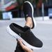 New Mens Half Summer Breathable Shoes Men Outdoor Casual Slip On Sandals Comfortable Lightweight Mesh Slippers Man_vogvips.com