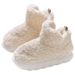 Stepping On Clouds Thick-Soled Snow Boots Winter Home Use Warm Maternity Fleece-Lined Thickened Non-Slip Cotton Shoes_vogvips.com