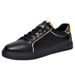 Board Shoes Men's Casual Leather Shoes Men's Simple European Station Little White Men's Shoes_vogvips.com