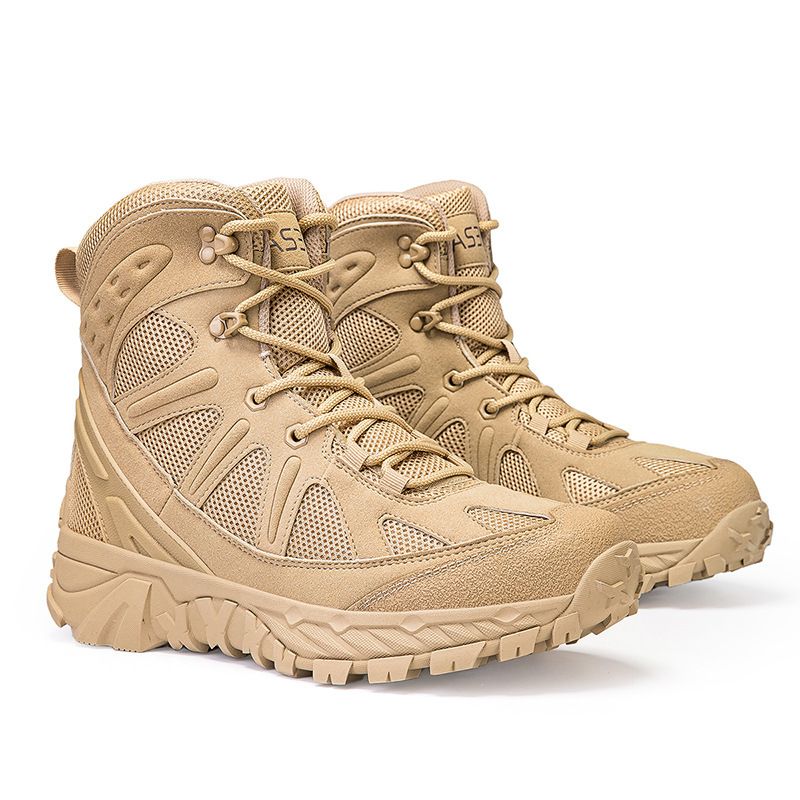 Anti Slip And Wear-resistant Outdoor Camping Jungle Desert Training Boots Hiking Shoes_vogvips.com