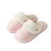 Removable Washable Women Winter Indoor Home Non-Slip Waterproof Warm Thick Sole Household Plush Cotton Slippers For Men_vogvips.com
