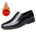 Men's Hollow Out Leather Business Casual Shoes Slip-On Comfortable Formal Dress Shoes_vogvips.com