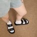 Women's Summer Outerwear Flat Sandals Fashionable And Versatile Casual Beach Soft Soled Half Slippers_vogvips.com