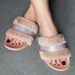 Women’s Shoes Large Size Furry Slippers Flat Bottom Shoes Rhinestone Furry Slippers_vogvips.com