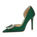 626-K70 European And American Style Side Hollow Shallow Mouth Pointed Toe Ultra High Heels Stiletto Fashion Rhinestone_vogvips.com