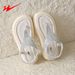 Double Star Bate Rhinestone Flat-Toe Clip-On Sandals For Women 2025 Summer Outdoor Wear Niche Fashion High-End Design To_vogvips.com