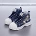 New Canvas Women's 2025 Spring/Summer Breathable Thick-soled Height-increasing Casual Martin Boots Sports High-top Shoes_vogvips.com
