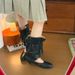 Women's Niche Ballet Style Round Toe Bow Mid Calf Openwork Western Slouch Lace-Up Boots Retro Design_vogvips.com