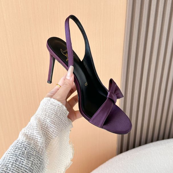 In Stock 26H5 Elegant Round-toe Open-toe High-heeled For Women, 2026 New Stylish Bowknot Stiletto Sandals_vogvips.com