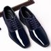 Formal Business Leather Lightweight Trendy Men's Single Low-top British Pointed Toe Wedding Groom Shoes_vogvips.com