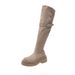 Platform Tube Riding For Women 2025 Autumn Winter New Versatile Fleece-Lined High Heel Over-the-Knee Two-Way Wear Long_vogvips.com