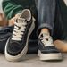 Canvas Men's Summer Breathable Odor-Resistant Black Cloth Popular Sneakers, Height-Increasing Casual Sports Trendy_vogvips.com