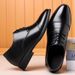 ct Suitable For All Seasons New Formal Business Leather Breathable Increasing Invisible Height Increase 6CM Men's Shoes_vogvips.com