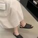 Plus-size Flat-soled Rhinestone Mesh For Women, New Summer Breathable Fashion Versatile European And American Fish-mouth_vogvips.com