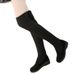 2025 Autumn Winter New Women's Knitted Wool High Tube Flat Over-the-Knee Elastic Martin Boots Versatile Trendy Wholesale_vogvips.com